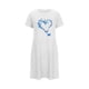 thumbnail image 5 of Camisón corto de talla grande para mujer, camisón de manga corta con estampado de pecho a la moda, camisón para mujer, 5 of 7