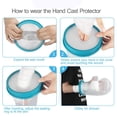 thumbnail image 5 of Soft Cast Cover for Shower Arm Comfortable Easy to Use Adult Protector, 5 of 8