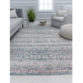 thumbnail image 2 of Cora CL90A Dark Harbor Transitional Vintage Navy Area Rug, 2'6" x 4', 2 of 9