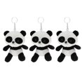 thumbnail image 2 of Unique Panda Shape Keychain 3Pcs Hanging Pendant For Cars Bags And Ceremonies In Classic, 2 of 3