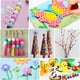 thumbnail image 5 of QPENWEI 1000 pompones multicolores a granel para manualidades y arte, pompones suaves y esponjosos para manualidades, pompones de varios tamaños para hacer manualidades y decoraciones, 5 of 5