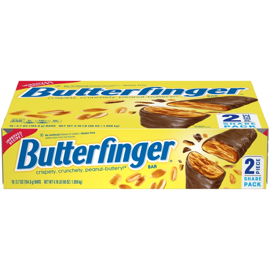 Butterfinger Chocolate Peanut Butter Share Pack Candy, 3 Oz. (Box of 18