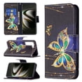 thumbnail image 4 of Designed for Samsung Galaxy S22 Plus 5G, Allytech Wallet PU Leather Card Slots Kickstand Flip Case Impact Resistant Protective Magnetic Closure Case for Galaxy S22 Plus 6.7", Gold Butterfly, 4 of 5