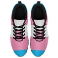 thumbnail image 2 of Transgender Flag Shoes Men Women Fashion Rainbow Sneakers Lightweight Breathable Running Shoes Gift for Gay Lesbian Black Size 11, 2 of 5