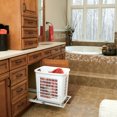 thumbnail image 4 of Rev-A-Shelf 20" Pullout Large Polymer Clothes Hamper and Organizer, White, HPRV-1520 S, 4 of 8