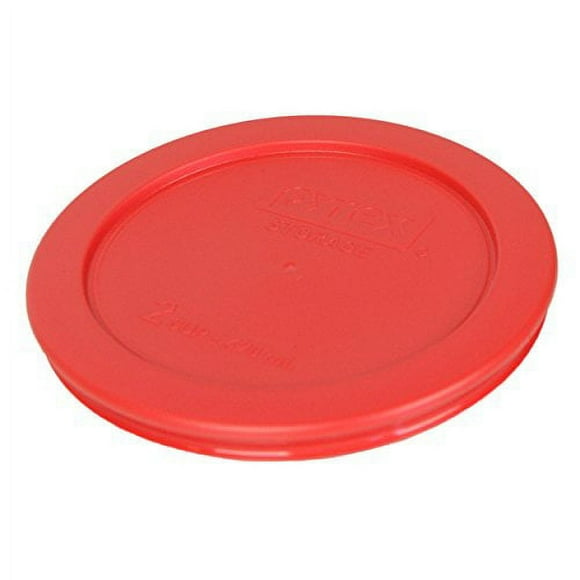 Pyrex 7200-PC Red 2 Cup Round Plastic Storage Lid
