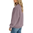 thumbnail image 6 of Enjoytime Sweatshirt for Women Corduroy Collared Long Sleeve Zip Up Jacket 2026 Casual Trendy Fall Winter Clothing, 6 of 8