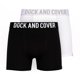 thumbnail image 1 of Duck and Cover - Pantalones Cortos Cuadrados Salton para Hombre - Pack de 2 (Negro, Blanco), 1 of 4
