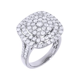 14k White Gold Split Shank 3 Stone Round Diamond Engagement Ring (2 ct – Te Ves Linda 14k White Gold Split Shank 3 Stone Round Diamond Engagement Ring (2 ct – Te Ves Linda