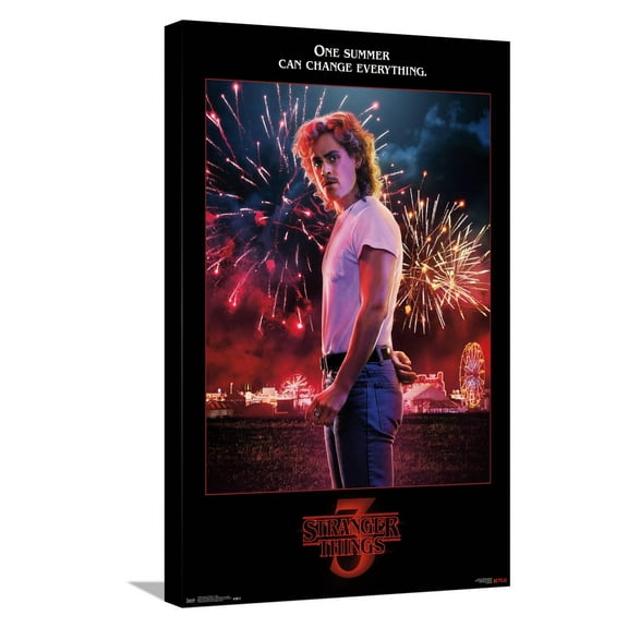Netflix Stranger Things: Season 3 - Billy Canvas Wall Poster, 14.725" x 22.375"