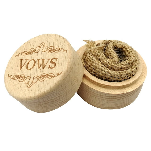 Rustic Wedding Wood Ring Holder Wedding Ring Bearer box Wooden ring Box Engagement Engraving Wooden Rings Box