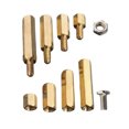 thumbnail image 1 of MasteelfCA 120 Pcs Écrou de Support Hexagonal en Laiton Massif pour Colonne Pilier pour Planche PCB, 1 of 7