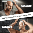 thumbnail image 2 of MAXT Electric Head Shavers Razor for Bald Men LED Display IPX8 Bikini Skull Rotary Shavers Waterproof for Travel, 2 of 7