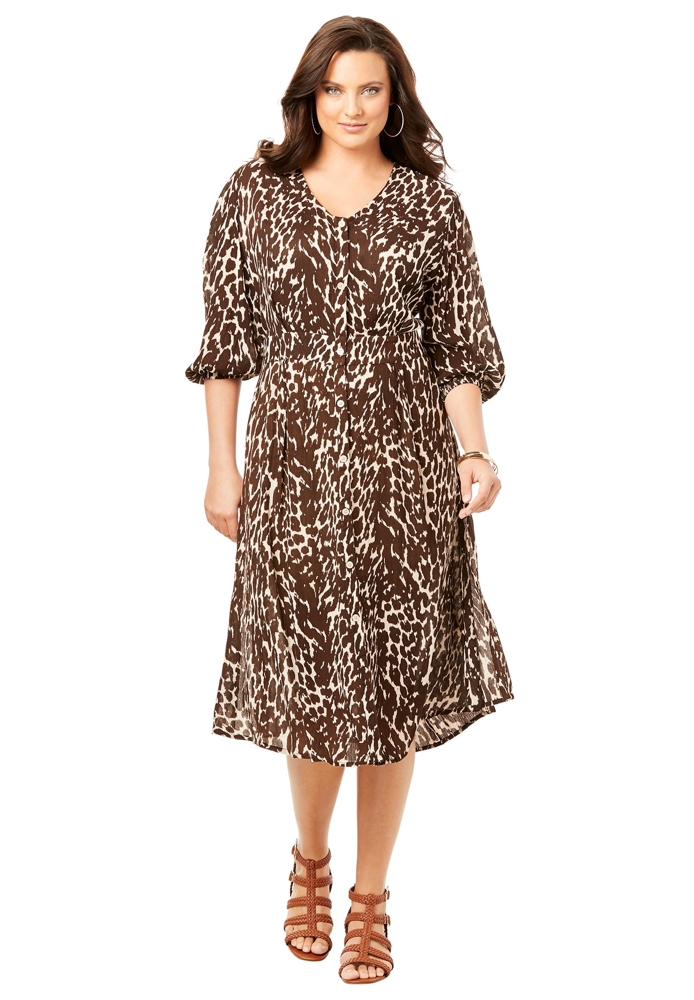 women's plus size dresses at walmart