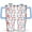 Red And Blue, variant on Red and Blue Bow Ties 40 Oz Tumbler with Handle Lid and Straw Stainless Steel Double Walled Vacuum Insulated Cup Merry Christmas Gifts Tumbler for Women Men Friends Outdoor Indoor
