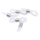 thumbnail image 1 of 50 piezas de anteojos de lectura , de sol, cadena, extremos, Plata blanca Zulema extremos de cadena de gafas de goma, 1 of 7