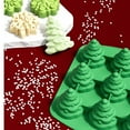 thumbnail image 3 of Clearance Cake Mould under $10,Christmas Tree Santa Snowman Silicone Silicone Baking Set For Christmas New Year Candy Cake Christmas Silicone Christmas Cookie Candy, 3 of 6
