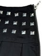 thumbnail image 6 of Women Gothic Punk Studded Mini Pleated Skirts Low Waist Short Skirts Harajuku Goth Skirt, 6 of 7