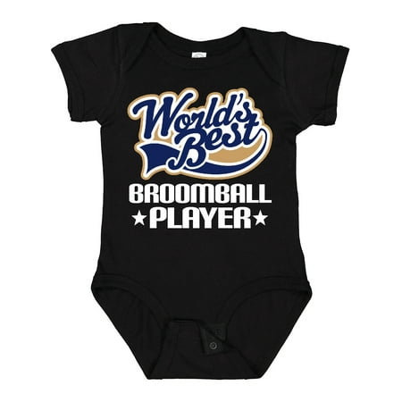 

Inktastic Broomball Player Boys or Girls Baby Bodysuit