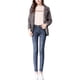 thumbnail image 3 of Txlixc Jeans de bolsillo de lana de cintura alta para adultos de invierno Txlixc moda, 3 of 9