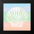 thumbnail image 2 of Saunders, Alonzo 12x12 Black Modern Framed Museum Art Print Titled - Pastel Coastal 1, 2 of 5