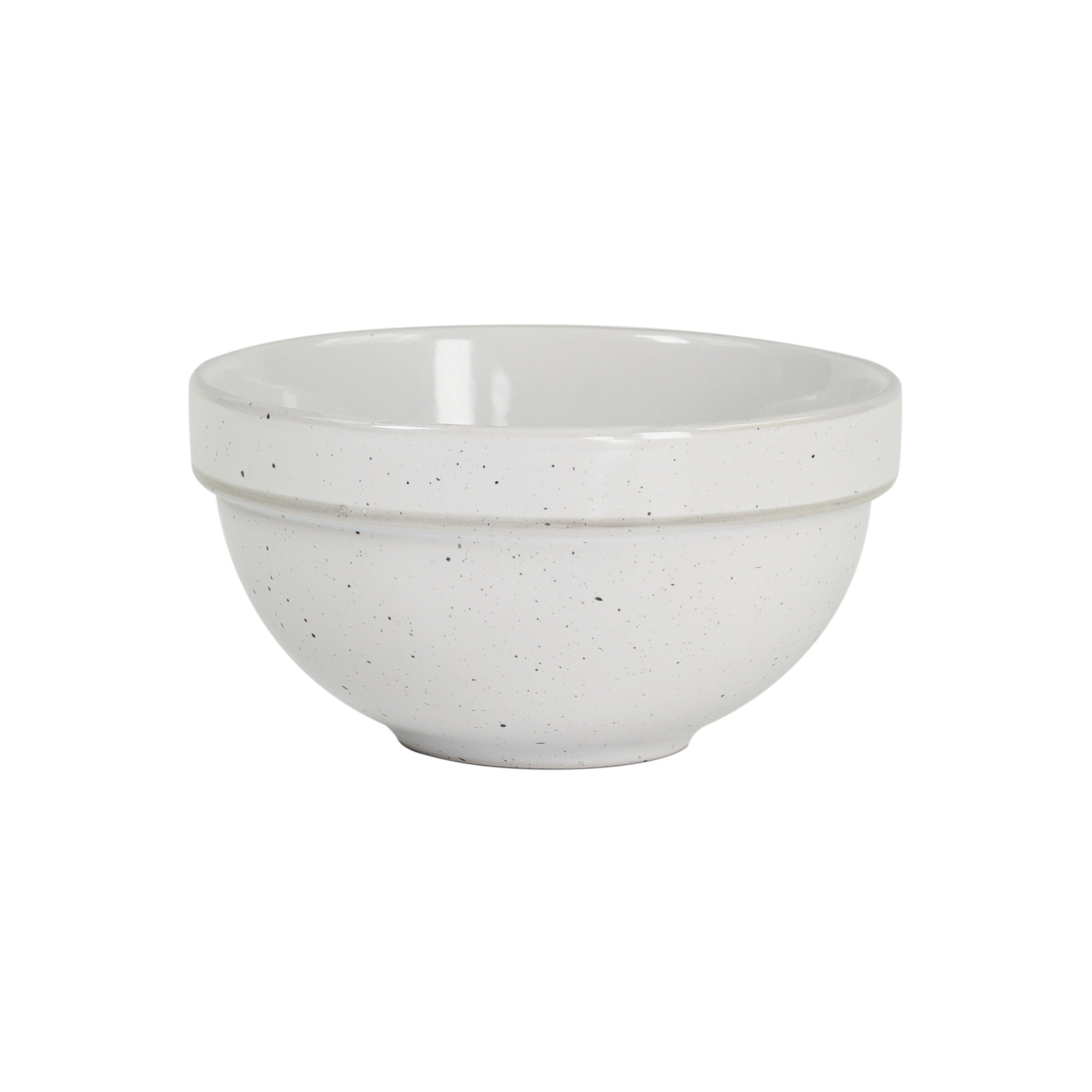 Mainstays Speckled Collection 12-Piece Stoneware Dinnerware Set, White