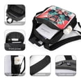 thumbnail image 4 of My Hero Academia MHA School Bag Daypack Multipurpose Backpack Satchel Bookbag Oxford Cloth Adjustable Shoulders Rucksack, 4 of 6