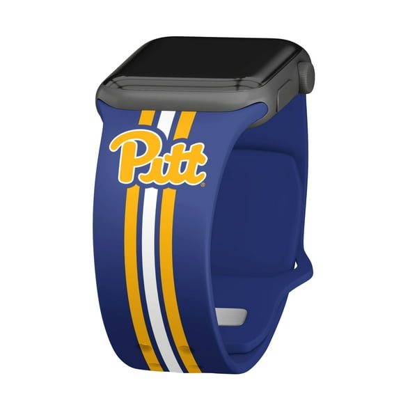Pittsburgh HD Stripes Logo Unisex Watch Band for Apple Watch, 42/44/45/49mm(46mm Series 10) Short by Affinity Bands