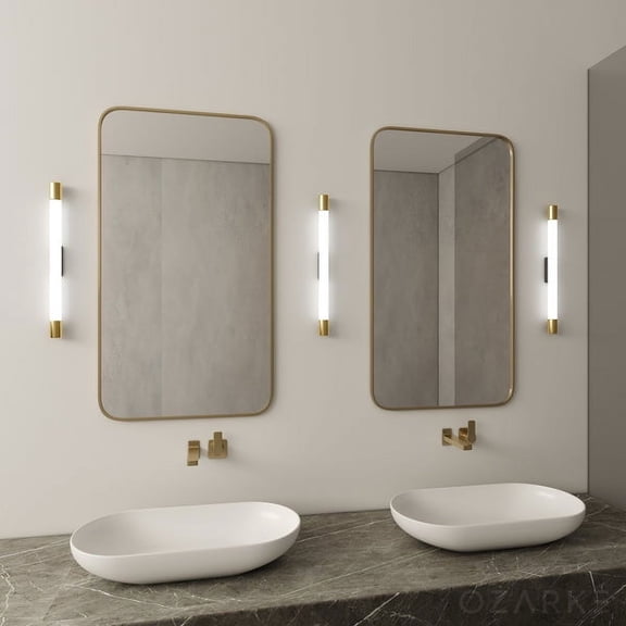 Ozarke Léger Minimalist Wall Lamp LED Light Sconce, Warm- 16 Inches