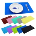thumbnail image 4 of TidBay Set de Table en Silicone Résistant à la Chaleur Imperméable Tapis de Repas avec Bords Surélevés Antidérapant Anti-Taches Tapis de Cuisson pour Enfants Protecteur de Comptoir, 4 of 7