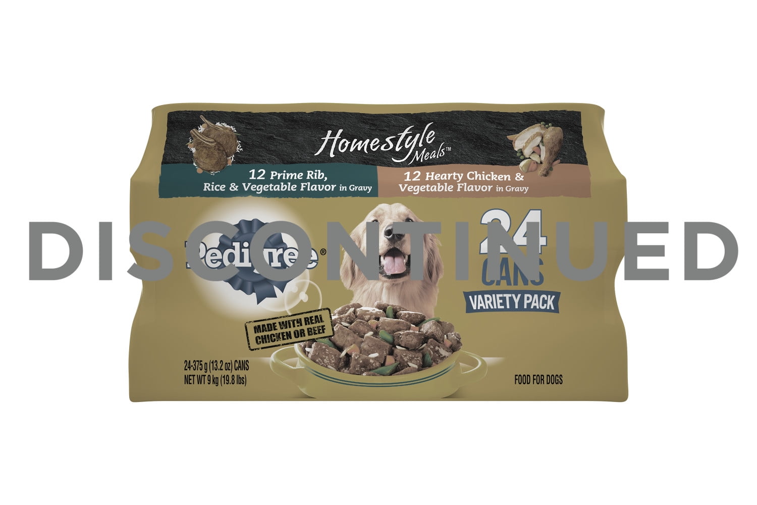 pedigree homestyle meals dog food variety pack