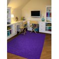 thumbnail image 2 of Garland Rug Shazaam Shag Purple Vogue 6' x 9' Indoor Area Rug, 2 of 2