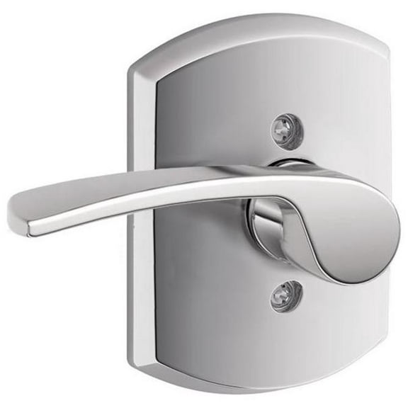 Schlage F170-Mer-Grw-Lh Merano Left Handed Non-Turning One-Sided Dummy Door Lever - Chrome