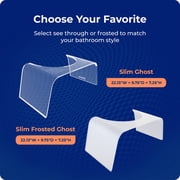 Squatty Potty Slim Clear 7 Acrylic Non-Slip Toilet Stool