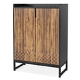 thumbnail image 3 of Kadyn Shoe Storage Cabinet,Shoe Cabinets,Shoe Rack Storage Organizer, Modern Shoe Cabinet with Doors, 5-Tier Modern Shoe Rack Organizer,Brown & Black, 3 of 7