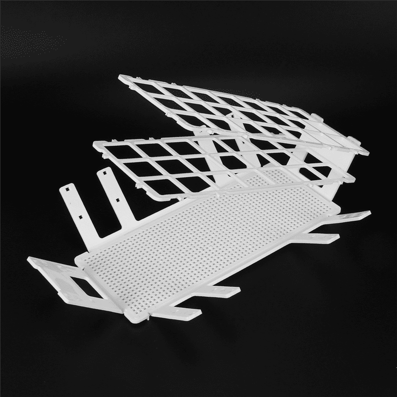 9 Packs Plastic Test Tube Rack, 21 Holes Lab Test Tube Rack Holder for