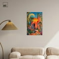 thumbnail image 2 of Art Remedy Colorful Prints Canvas, 20" x 30", Gallery Wrapped, Morrocan Garden, 2 of 7