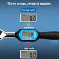 thumbnail image 3 of Tignapoo Compact Digital Torque Wrench 1/2" 5.0~100N.m with LCD Display - Versatile Electronic Tool for Bicycles and More, Multiple Measurement Modes, Alarm Functions, Batteries Not Included, 3 of 6