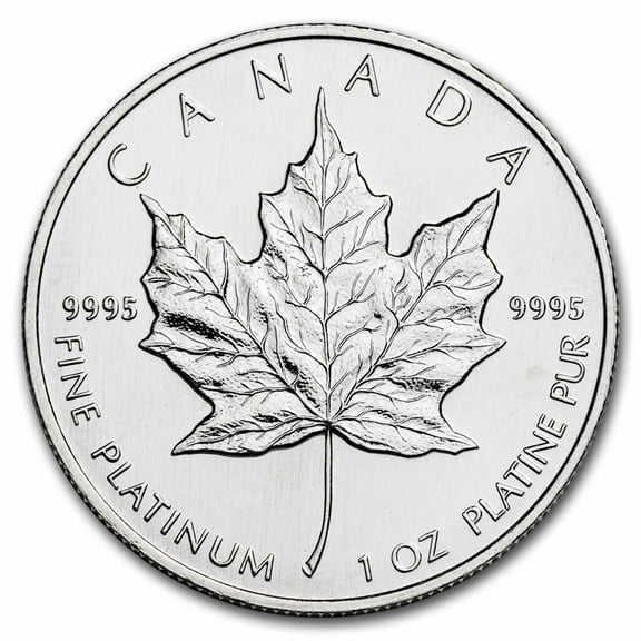 1993 Canada 1 oz Platinum Maple Leaf BU