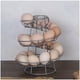 thumbnail image 2 of Dispensador de huevos Almacenamiento en espiral Metal Hierro Espiral Estante para huevos Soporte para huevos Cocina 24x20x20cm Negro, 2 of 4