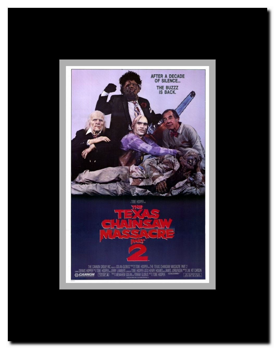 The Texas Chainsaw Massacre 2 Framed Movie Poster