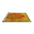 thumbnail image 2 of Ahgly Company Machine Washable Indoor Rectangle Persian Yellow Traditional Area Rugs, 6' x 9', 2 of 4