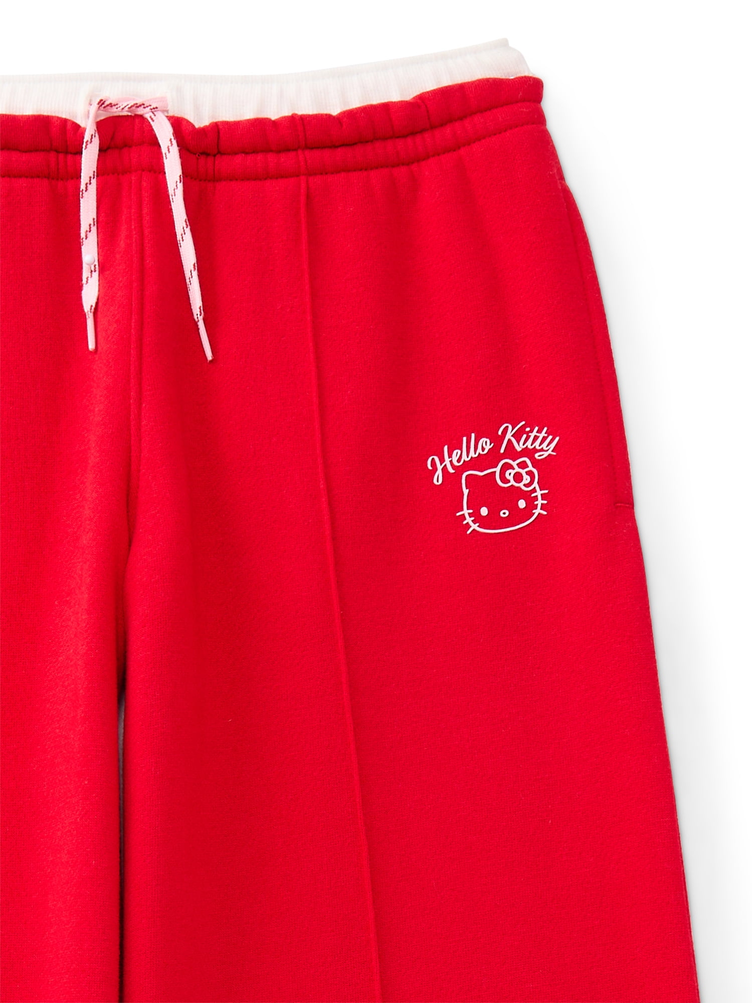 Wonder Nation x Hello Kitty Girls Graphic Sweatpants, Sizes 4-16