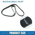 thumbnail image 4 of Unique Bargains Car Serpentine Belt V-Ribbed Belt No.9091602585 for Chevrolet Corvette 1984, 4 of 6