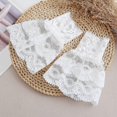 thumbnail image 4 of Breathable Lace Detachable Sleeve Wrist Cuffs Sleeves Multipurpose Arm Covers For Office Women Formal Event Daily Outfit, 4 of 4