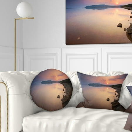 Design Art Designart Beautiful Sunrise Over Tranquil Sea