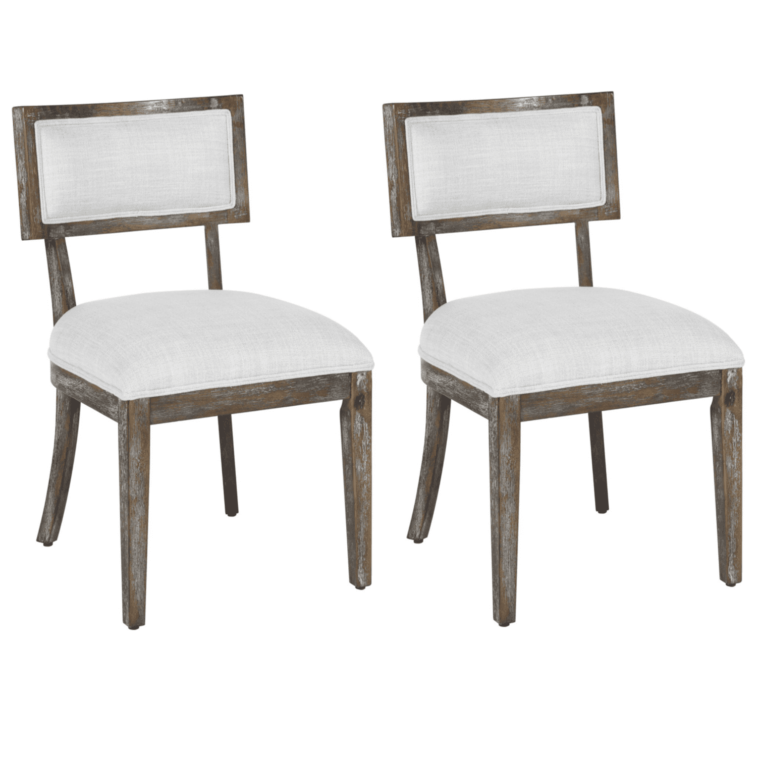 HouseInBox Traditional Dining Chairs Set of 2, Beige Dining Room Set