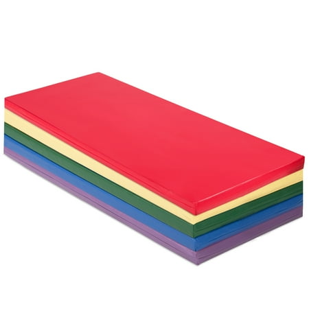 Costway 2 Inch Toddler Thick Rainbow Rest Nap Mats Transparent