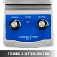 thumbnail image 4 of VEVOR Magnetic Stirrer SH-2 Heating Plate 5 x 5 inch Max 1000ml Magnetic Stirrer Hot Plate 100-1600 RPM Magnetic Stirrer Kit 180W Heating Power for Lab Liquid Mixing Heating, 4 of 8