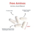 thumbnail image 5 of Allergy Research Group Free Aminos Supplement - Free Form Amino Acids, Essential Amino Acids Complex, Lean Muscle Mass Support, Allergen-Free, Digestion-Free, Vegetarian Capsules - 100 Count, 5 of 7